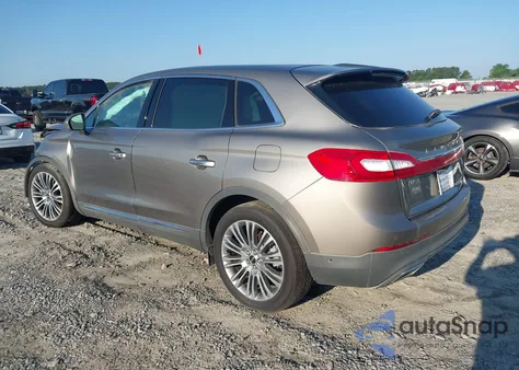 2017 Lincoln Mkx Reserve from USA, damaged, VIN 2LMPJ6LR3HBL37314